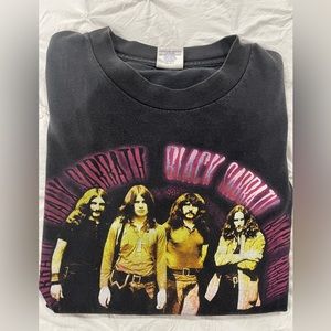 Vintage Black Sabbath T Shirt size Large